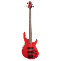 Бас-гитара Cort C4-Deluxe-CRD Artisan Series, красная