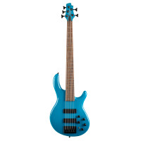 Бас-гитара 5-струнная Cort C5-Deluxe-CBL Artisan Series, синяя