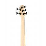 Бас-гитара 5-струнная Cort C5-Deluxe-CRD Artisan Series, красная