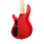 Бас-гитара 5-струнная Cort C5-Deluxe-CRD Artisan Series, красная