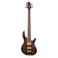 Бас-гитара 5-струнная Cort C5-Plus-OVMH-ABB Artisan Series, коричневая