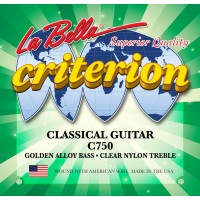 C750 Criterion Комплект струн для классической гитары, бронза 80/20, La Bella