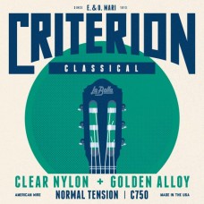 C750-BULK-24 Criterion Струны для классической гитары, 24 комплекта, бронза 80/20, La Bella
