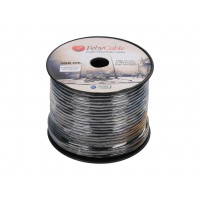 Кабель витая пара цифровой Feby Cable CAT6UBK-100, CAT6U/UTP, черный, 100м