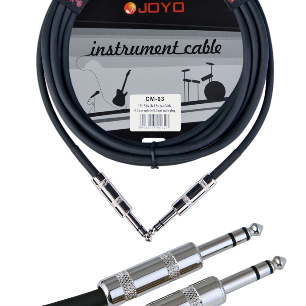 CM-03 Кабель соединительный, 6.3-6.3мм, 4.5м, Joyo