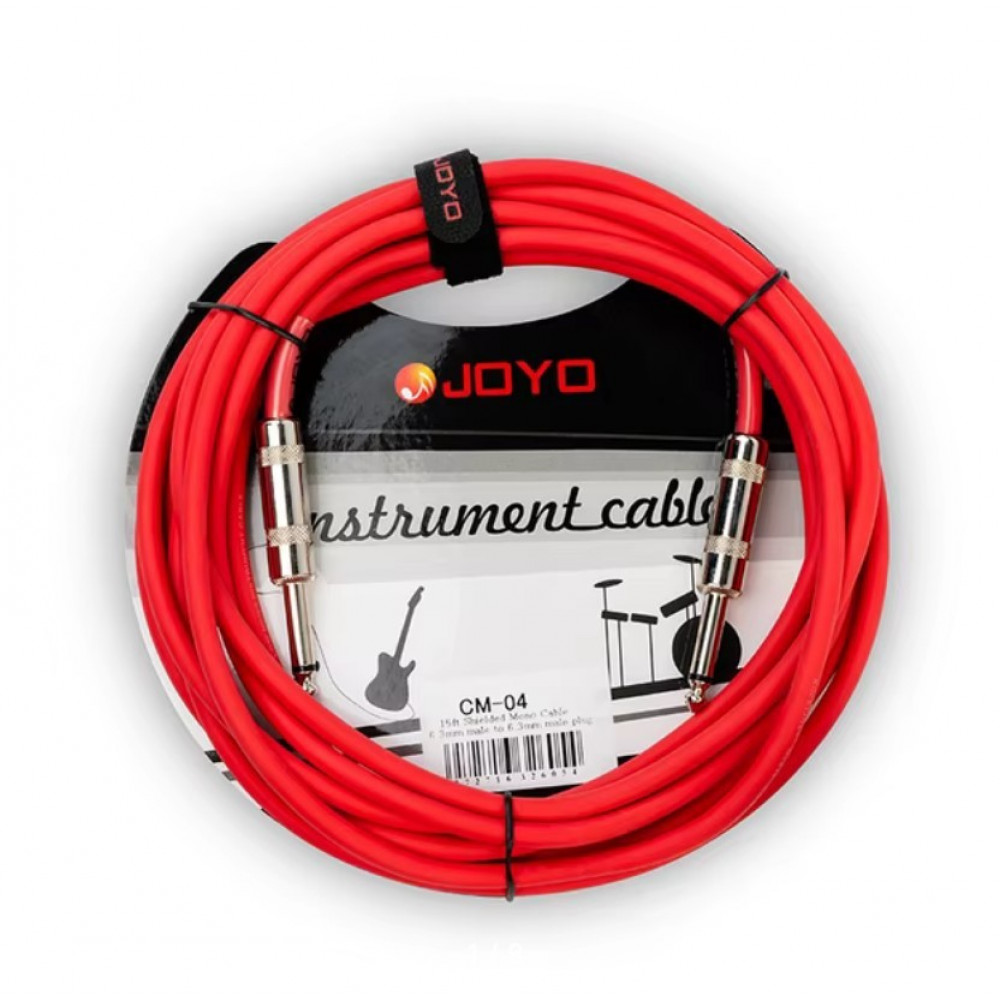 CM-04-RD Кабель инструментальный, красный, 4.5м, Joyo
