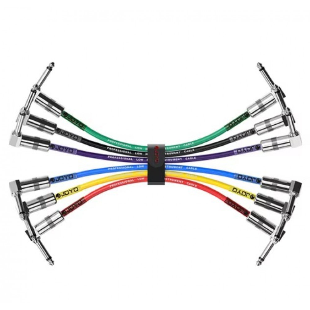 CM-11 Кабель инструментальный патч, 6шт, 10см, Joyo