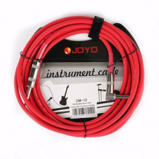 CM-12-RD Кабель инструментальный, красный, прямой/угловой, 4.5м, Joyo