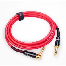 CM-19-RD Кабель инструментальный, прямой/угловой, красный, 3м, Joyo