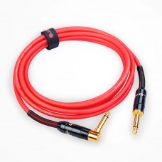 CM-22-RD Кабель инструментальный, прямой/угловой, красный, 6м, Joyo