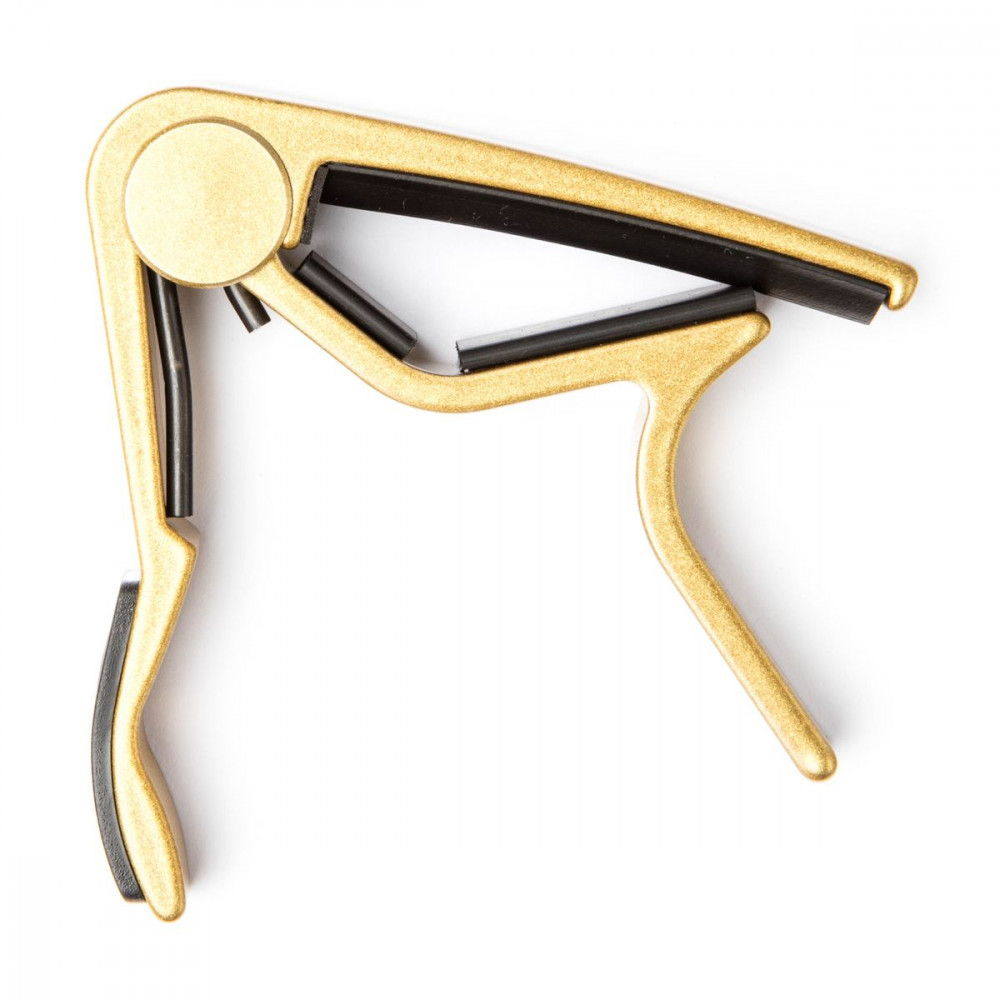 Dunlop 83CG Trigger Curved Gold  каподастр "прищепка" для гитары с закругленным грифом, золотой