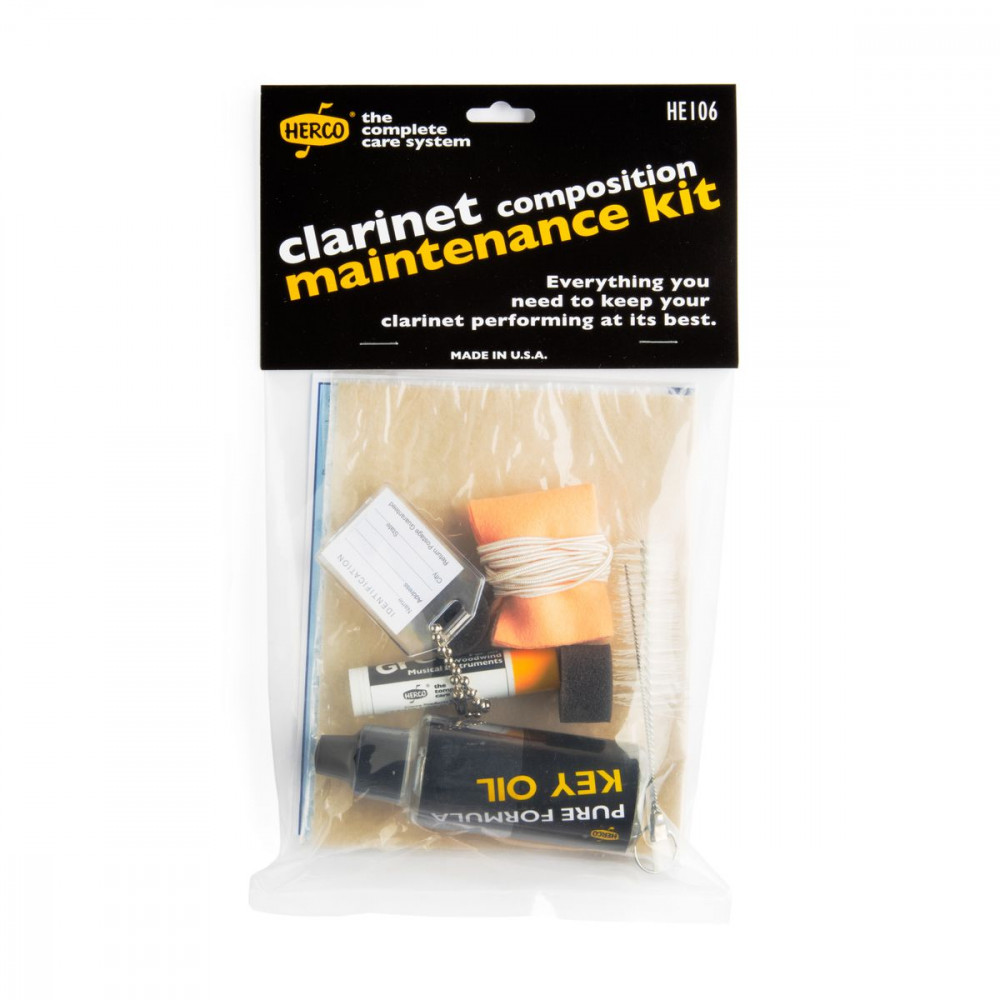 Herco HE106 Clarinet Composition Maintenance Kit  набор для ухода за эбонитовым кларнетом