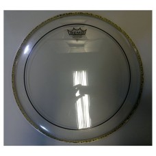 Remo PS-1322-00  22"Pinstripe clear,пластик для бас бараб.прозрач.двойной