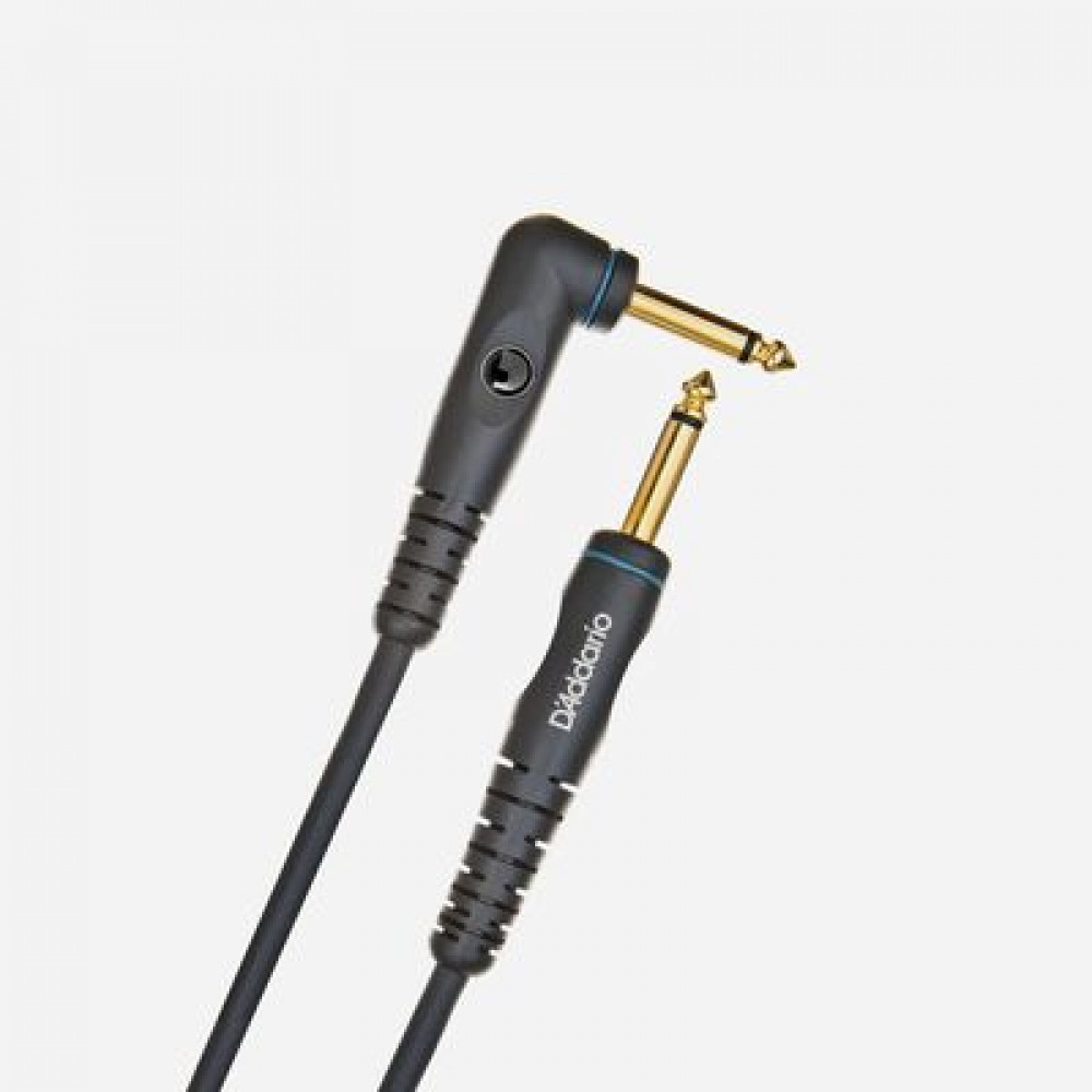 D`Addario PW-GRA-10  шнур гитарный Custom jack-jack, угловой 3,05 м.