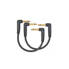D`Addario PW-PRA-205  набор из 2-х шнуров Custom jack-jack (угловые), 15см.
