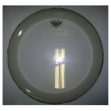 Remo P4-1322-C2  22"Powerstroke clear,пластик для бас бараб.прозрачн.с демп.кольцом,двойной,нак