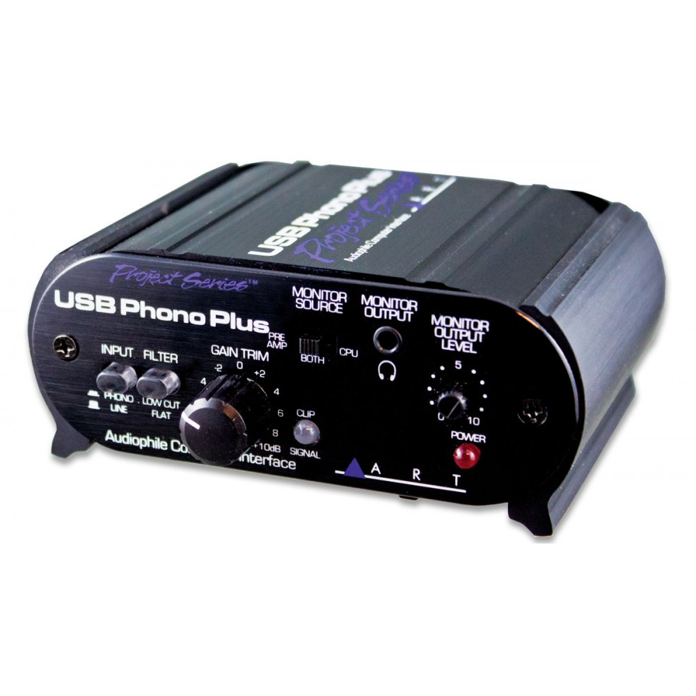 ART USB Phono Plus Project Series  компактный AD/DA конвертор, оптика, S/PDIF, USB