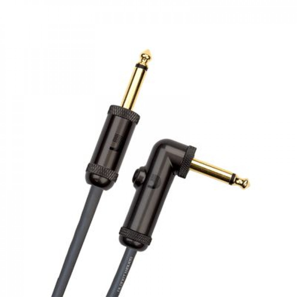 D`Addario PW-AGRA-10  шнур гитарный Custom jack(угловой)-jack, 3,05 м. с выключателем