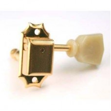 Gotoh SD90-SL-G  колки Vintage style, 3+3, gold, тюльпан (пластик)