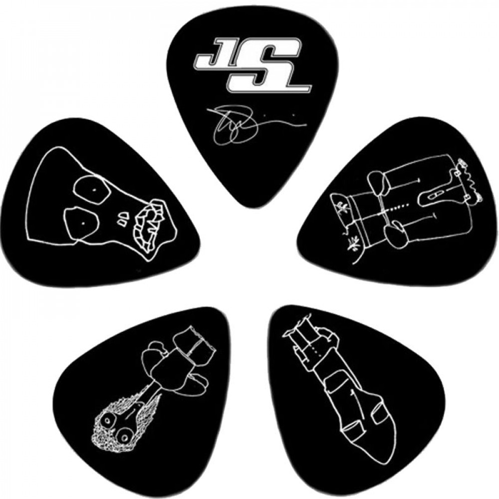 D`Addario 1CBK4-10JS  медиаторы Joe Satriani, 10 шт. в упаковке, 0,70 мм