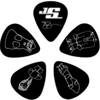 Медиаторы D'ADDARIO 1CBK4-10JS, Joe Satriani, 10 шт. в упаковке, 0,70 мм