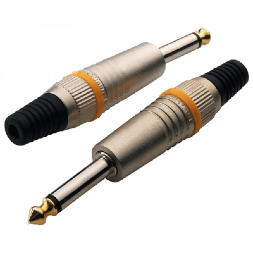 Rockcable RCL10002 M  кабельный разъем 6,3 мм небалансный (1/4"TS Jack), металл