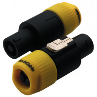 Кабельный разъем ROCKCABLE RCL10004, "speakON", 4 контакта, пластик (упаковка 5шт)