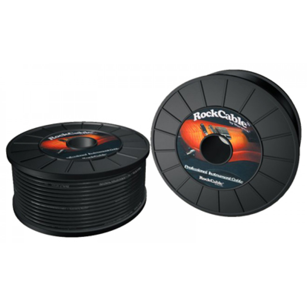 Rockcable RCL10200 D6  кабель инструментальный небалансный, медный экран, Ø=6 мм, черный