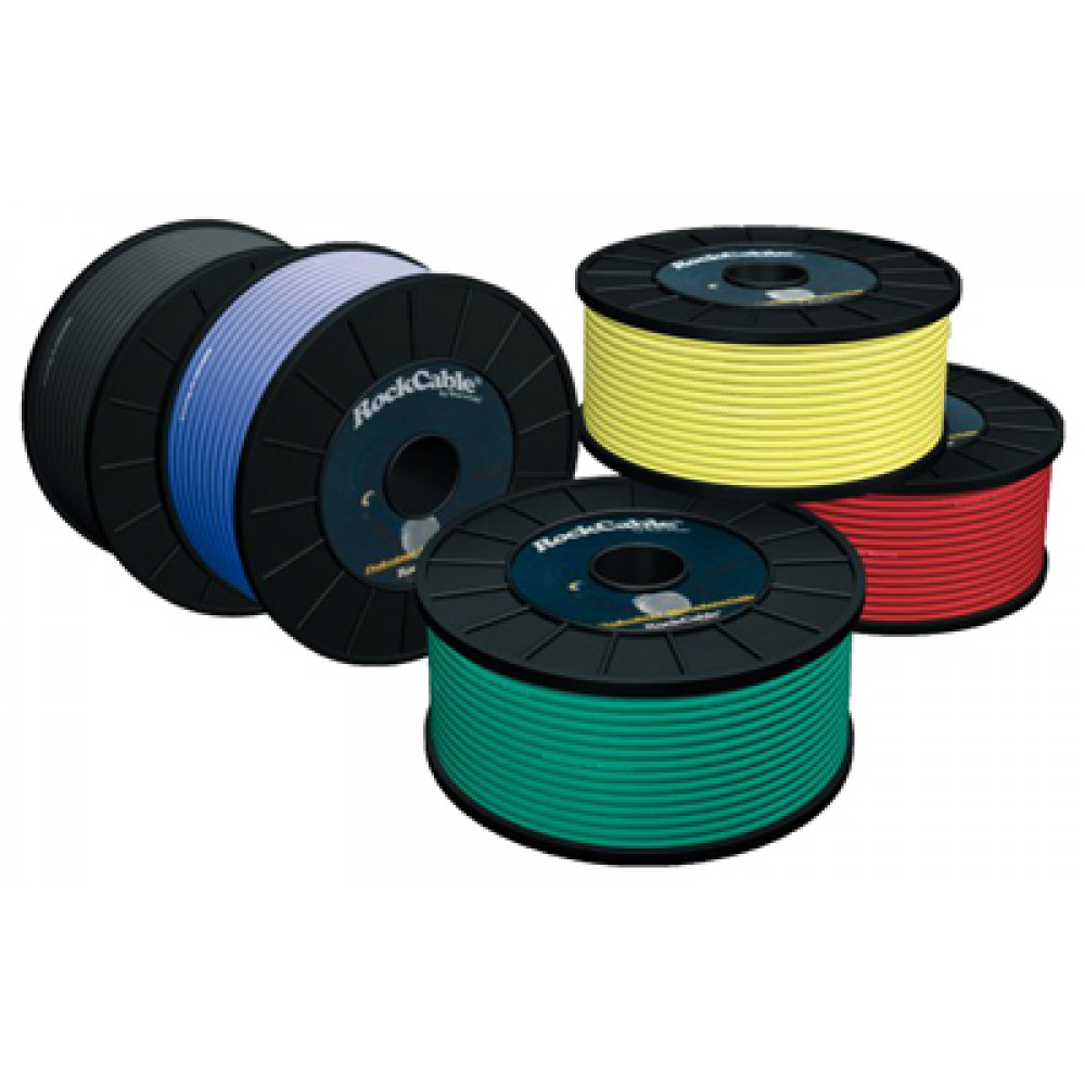 Rockcable RCL10301 D7 BL  кабель микрофонный балансный, витой медный экран, Ø=7 мм, синий