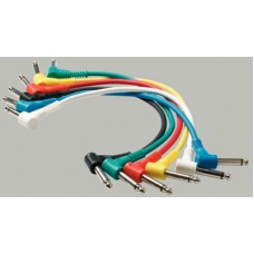 Rockcable RCL30031 D5  Кабель 30 см. джек-джек, угловой. Комплект 6 шт. 