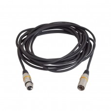 Rockcable RCL30356 D6  Микрофонный кабель XLR(М) XLR( F) 6 м Металл. корп.
