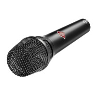 Суперкардиоидный вокальный микрофон с 4-х уровневым встроенным NEUMANN KMS 105 BK, поп-фильтром