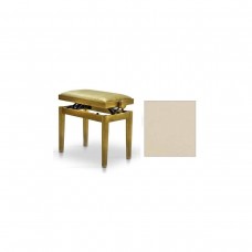 Hidrau BG27 Walnut Gloss 1 (L25)  банкетка, цвет орех полированный, сидение кожа цвет бежевый