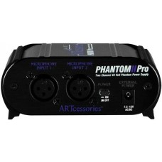 ART Phantom II Pro  автономный блок фантомного питания DC 48V на 2 микр. 9V батарея.