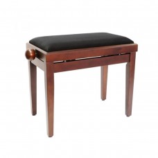 Hidrau BG27 Mahogany Matt 3 (TC9)  банкетка, красное дерево сатинированное, сидение бархат черный