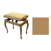 Банкетка HIDRAU BG200 Oak Gloss (TC1), полированный дуб, ореховый бархат