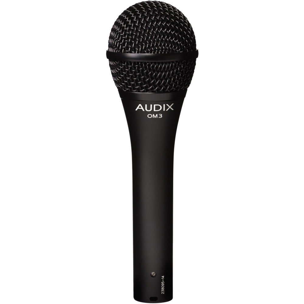 Audix OM3S  Вокальный динамический микрофон с кнопкой отключения, гиперкардиоида