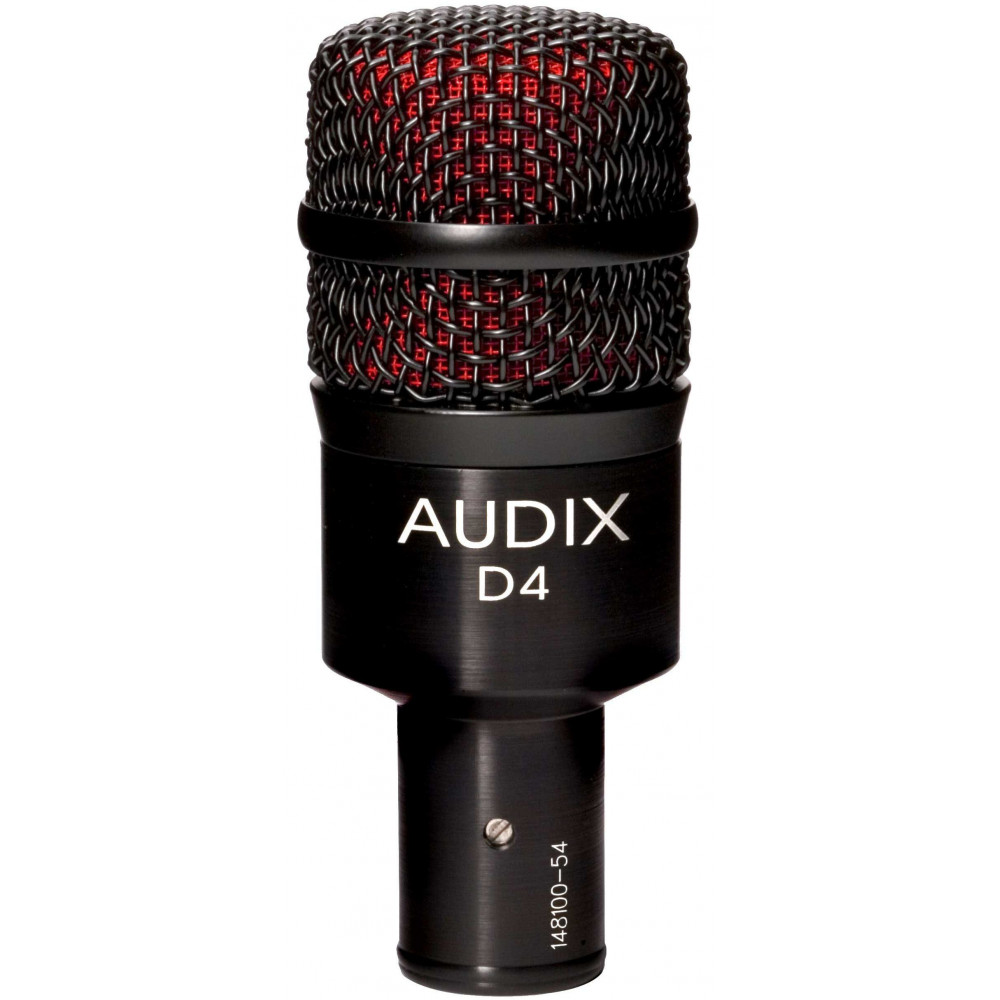 Audix D4  Инструментальный динамический микрофон, гиперкардиоида, для ударных и перкуссии