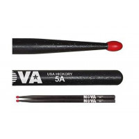 Палки VIC FIRTH N5ANB, орех, нейлоновый наконечник, чёрные