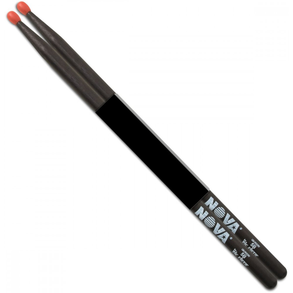 Vic Firth N5BNB  палки, орех, нейлоновый наконечник, чёрные