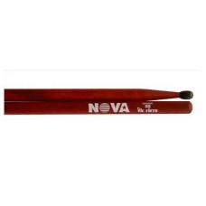 Vic Firth N5BNR  палки, орех, нейлоновый наконечник, красные