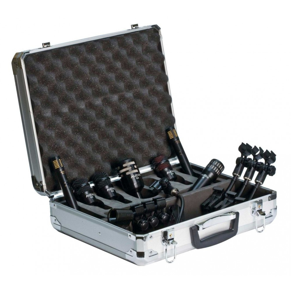 Audix DP7  Комплект из 7 микрофонов для ударных: i5, D6, D4, 2 x D2, 2 x ADX51, кейс