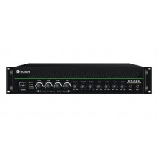 Nusun NT-240  трансляц. микшер-усилитель, 240W, 2микр+2 AUX, 70/100В, 4-16 Ом регулировка по 4 зонам