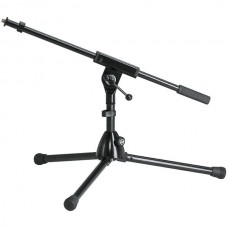 K&M 25910-300-55  микрофонная стойка "журавль", низкая, чёрная, 280 мм