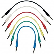 Rockcable RCL30030 D5  кабель 30 см джек-джек. Комплект 6 шт., разноцветные