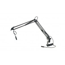K&M 23850-321-55  стойка для микрофона, пантограф, держит до 0,8кг, вес-1,8кг, 460-500мм, шнур 5 м