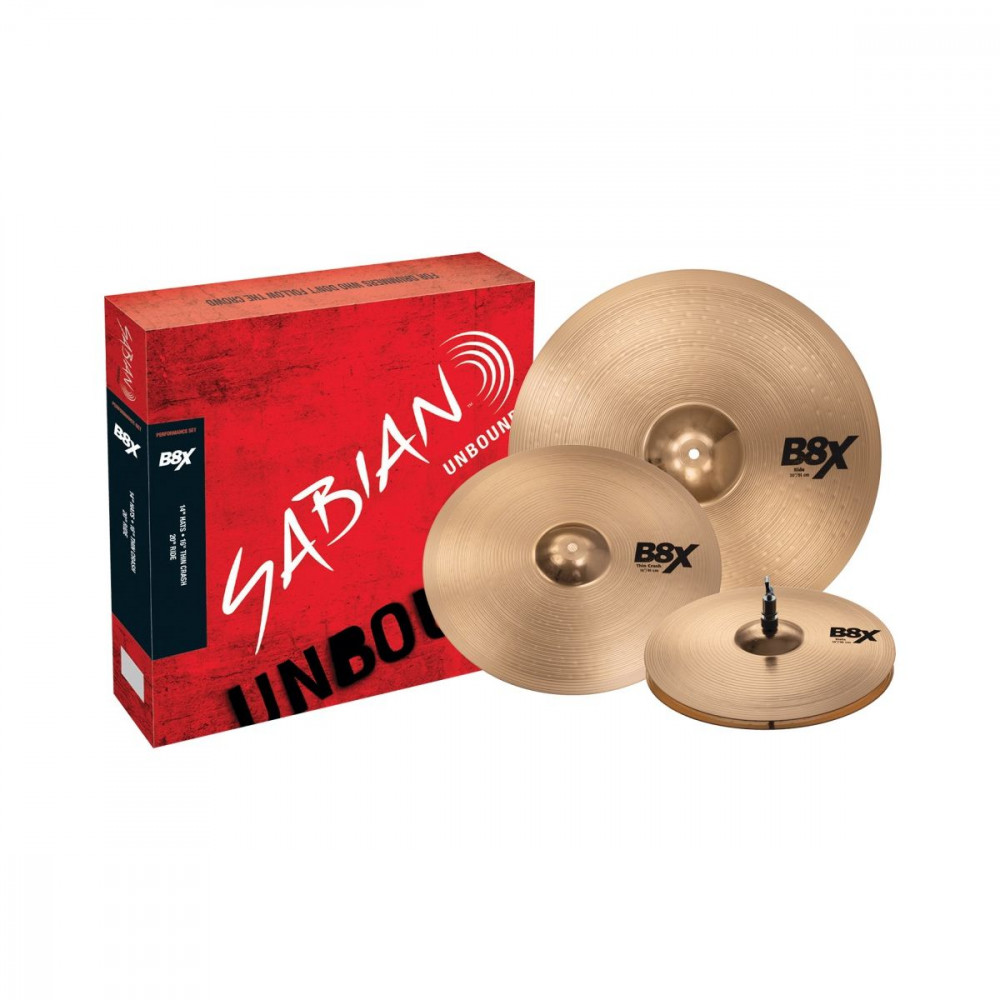 Sabian B8X Performance Set  набор тарелок (14" Hats, 16" Thin Crash, 20" Ride)