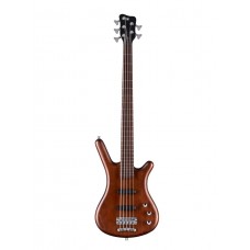 Warwick Corvette ASH 5 AT TS  Teambuilt 5-струнная бас-гитара, акт. эл-ка, чехол, цвет коричнев