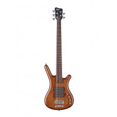 Warwick Corvette $$ 5 AT TS  Teambuilt 5-струнная бас-гитара с чехлом, акт. эл-ка, цвет коричневый