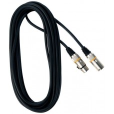 Rockcable RCL 30356 D7  Микрофонный кабель XLR(М) XLR( F) 6 м Металл. корп.